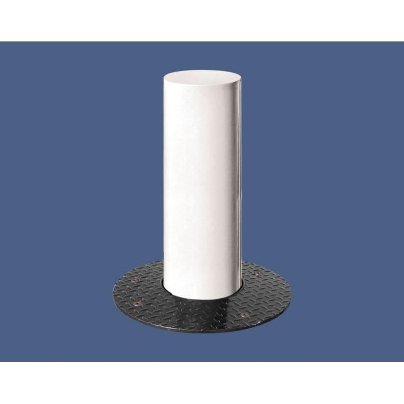 Cityscape Direct Barcelona Retractable Steel Bollard 160mm diameter / White (RAL 9010)