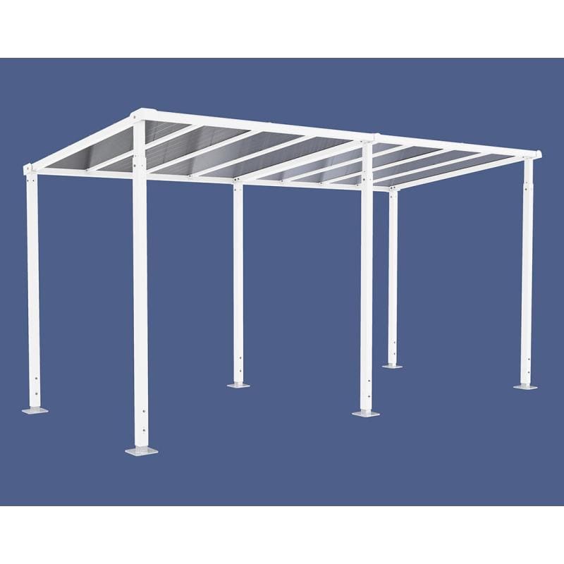 Cityscape Direct Milan Walkway Shelter 5000mm / White (RAL 9010) / No Required