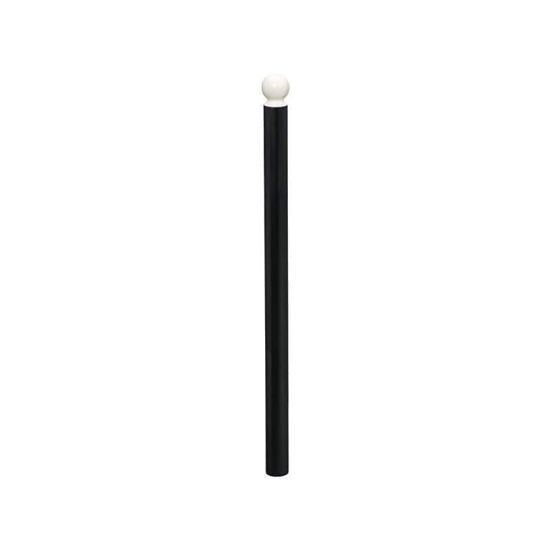 Cityscape Direct Province Sphere 'High Visibility' Bollard 76mm diameter / Black (RAL (9005)