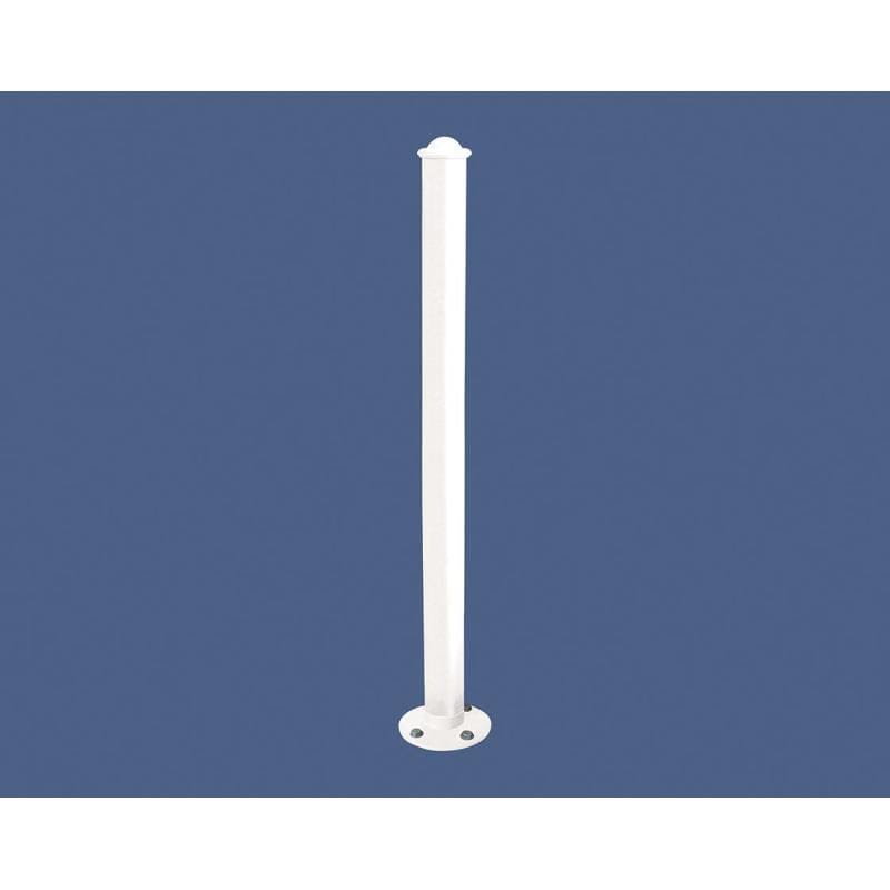 Cityscape Direct Province Agora Inclining 'Impact' Bollard 76mm diameter / White (RAL 9010)