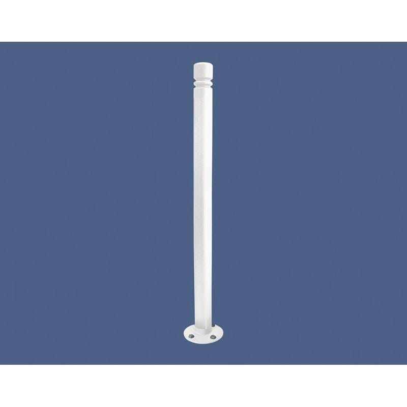 Cityscape Direct Province City Inclining 'Impact' Bollard 76mm diameter / White (RAL 9010)