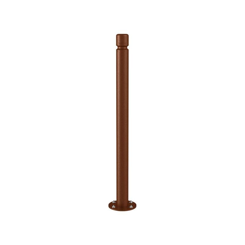 Agglo Inclining Bollard Corten