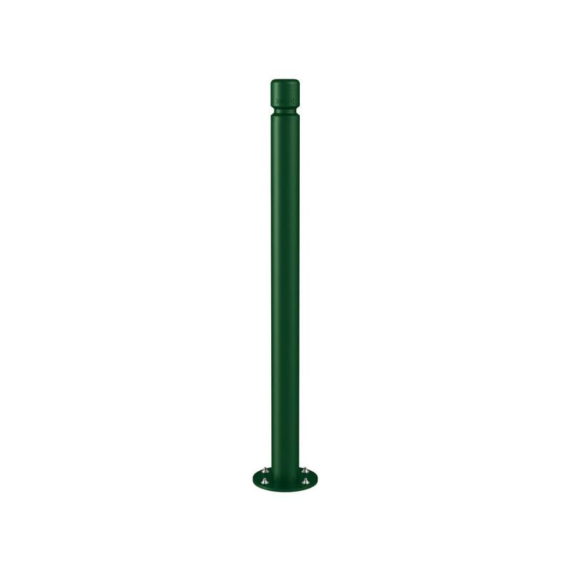 Agglo Inclining Bollard Green