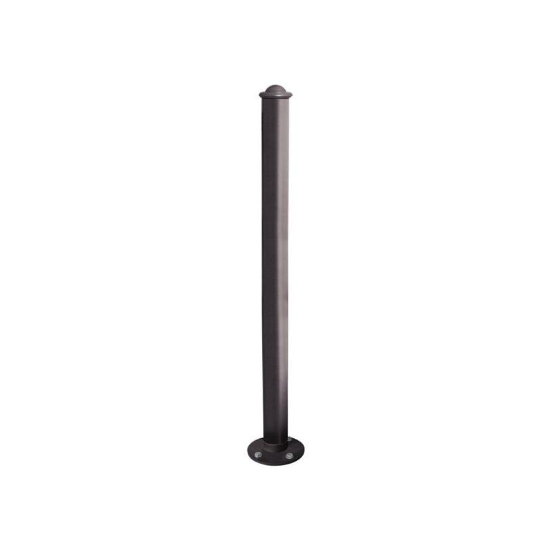 Province Agora Inclining Impact Bollard in Black