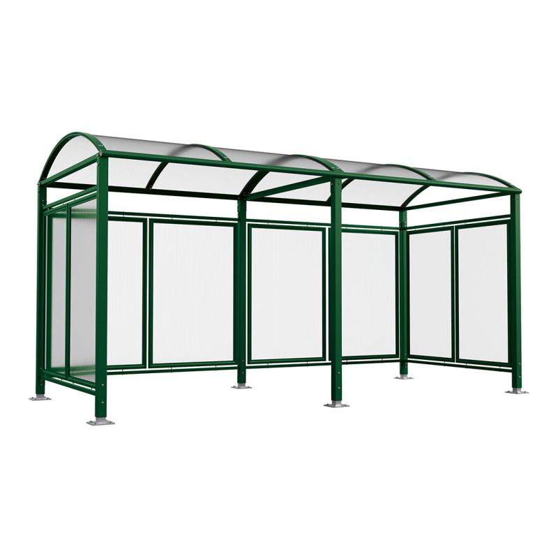 Barrel Roof Bicycle Shelter