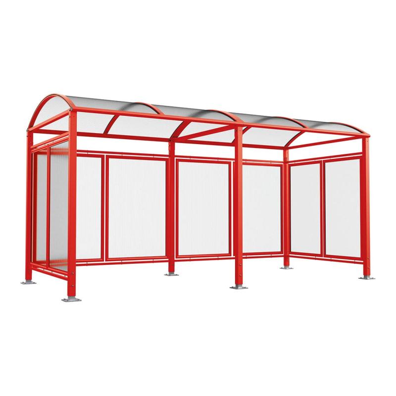 Barrel Roof Bicycle Shelter