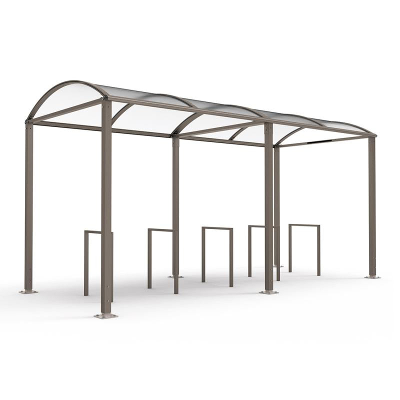Barrel Roof Bicycle Shelter