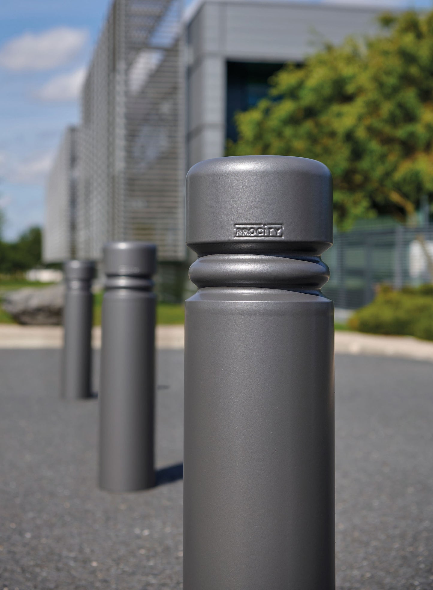 Province City Large Steel Bollard