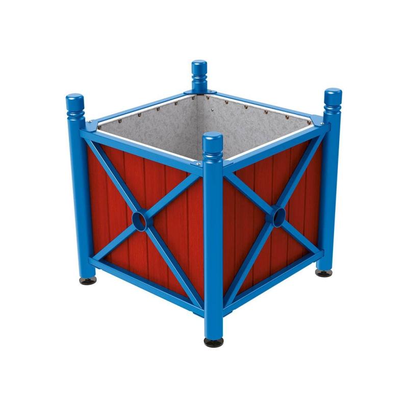 Province City Planter (Steel and Wood)