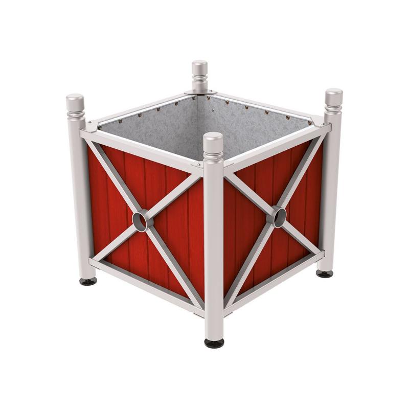 Province City Planter (Steel and Wood)