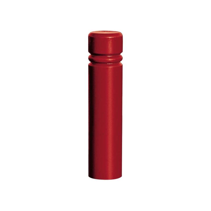 Province City Large Steel Bollard in Burgundy