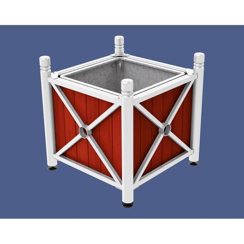 Province City Planter (Steel and Wood)