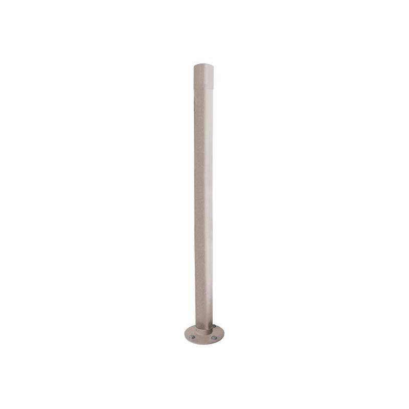 Dome Top Inclining Bollard Light Grey