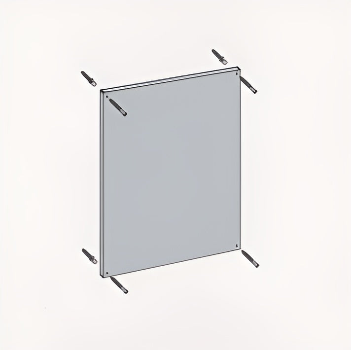 Fixing Instructions for Flat Shatterproof Mirror