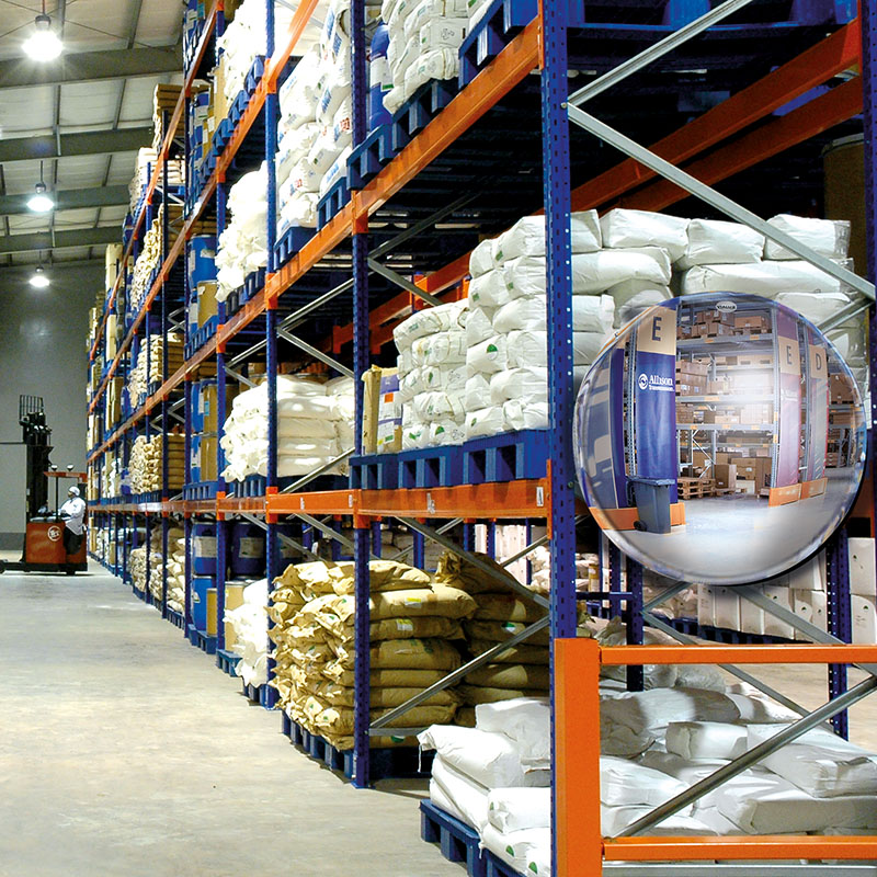 Industry and Workplace Mirrors Hemispheric Mounted