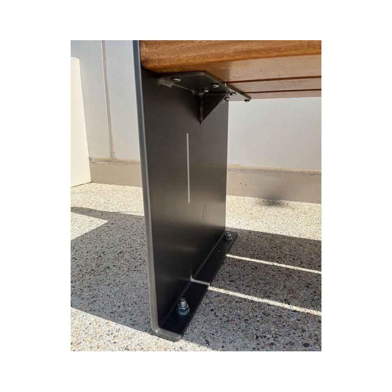 Kube Seat (Steel and Wood)