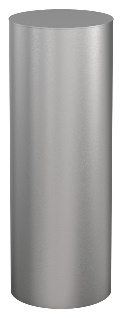 Large Brushed Stainless Steel Bollard 220mm