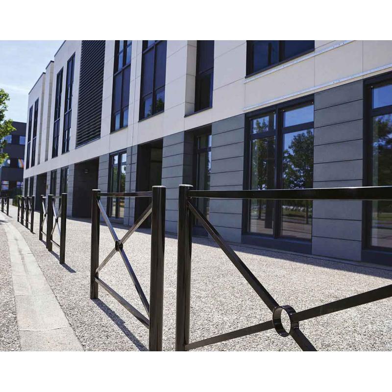 Province Brushed Steel Railing