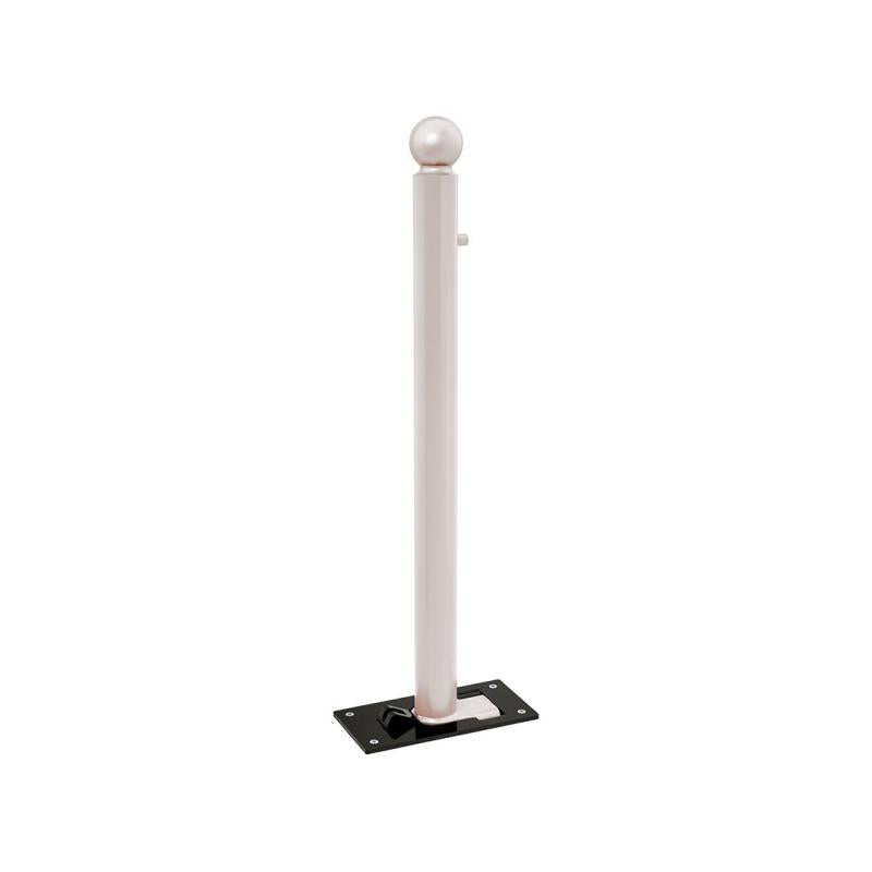 Province Sphere Folding Bollard in Light Grey