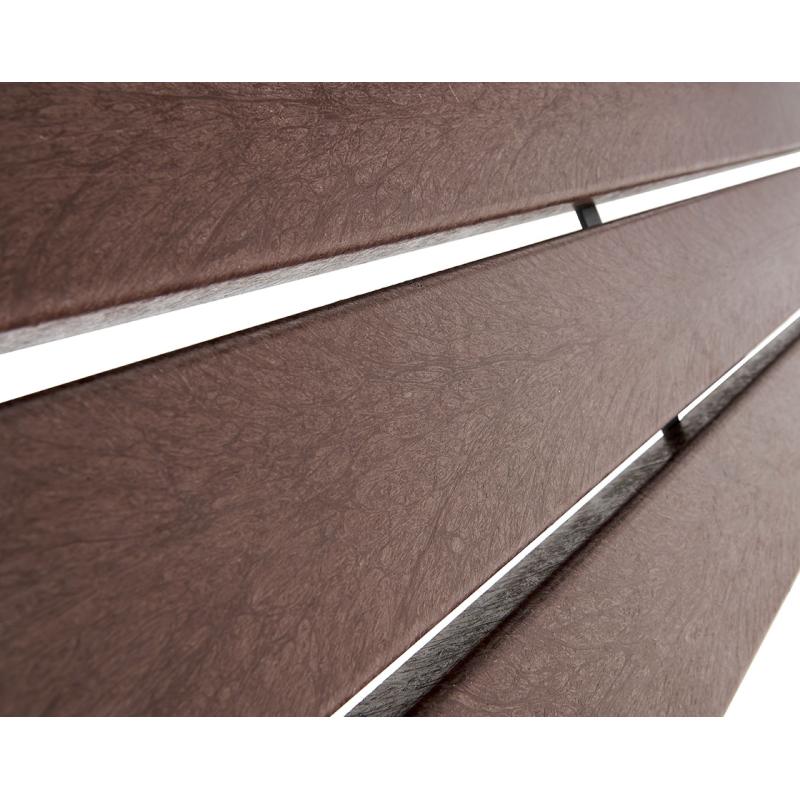 Silaos Seat (Steel and Recycled Plastic) - 1800mm wide