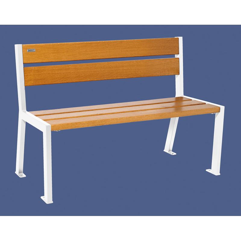 Silaos Seat (Steel and Wood) - 1200mm wide