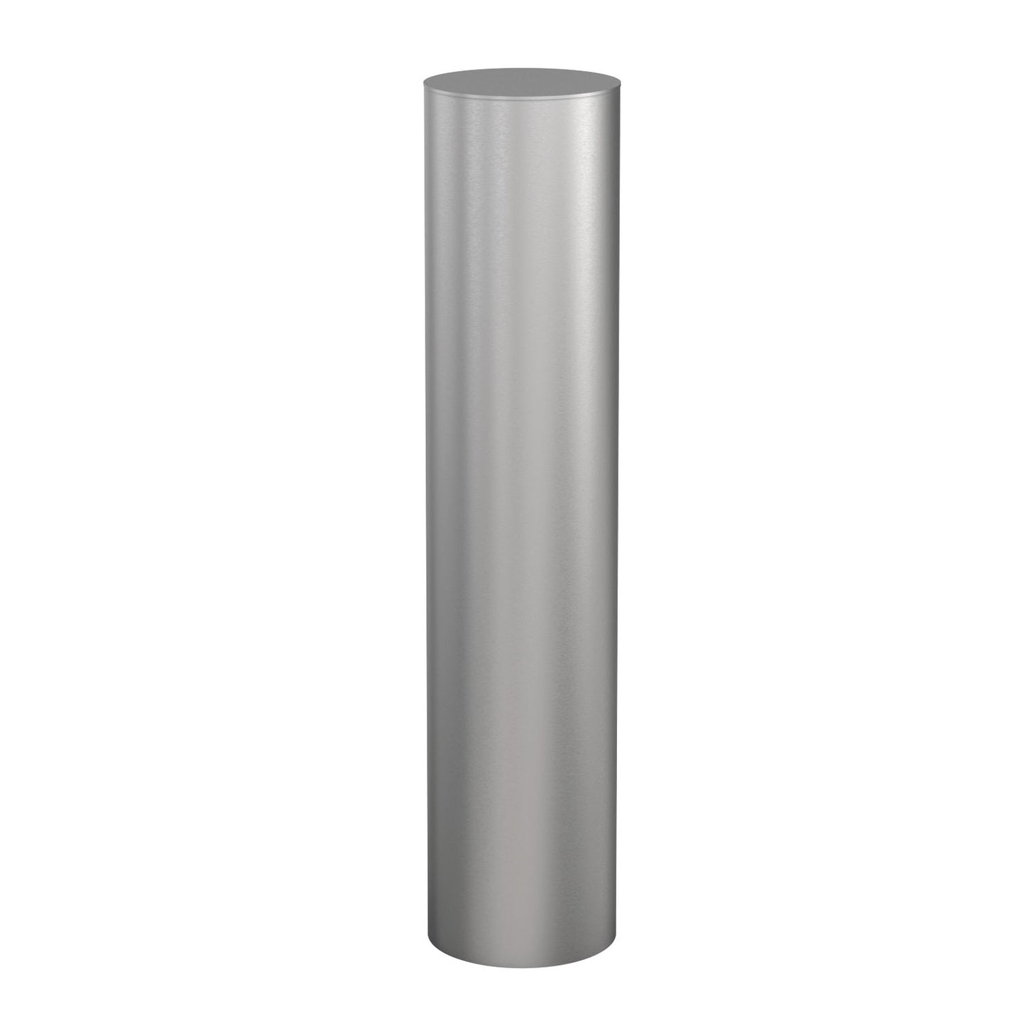 Large Brushed Stainless Steel Bollard