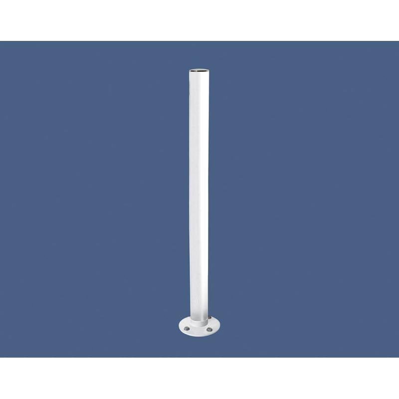 Stainless Steel Inclining Bollard in White