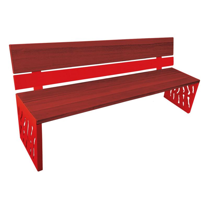 Venice Seat (Steel and Wood)