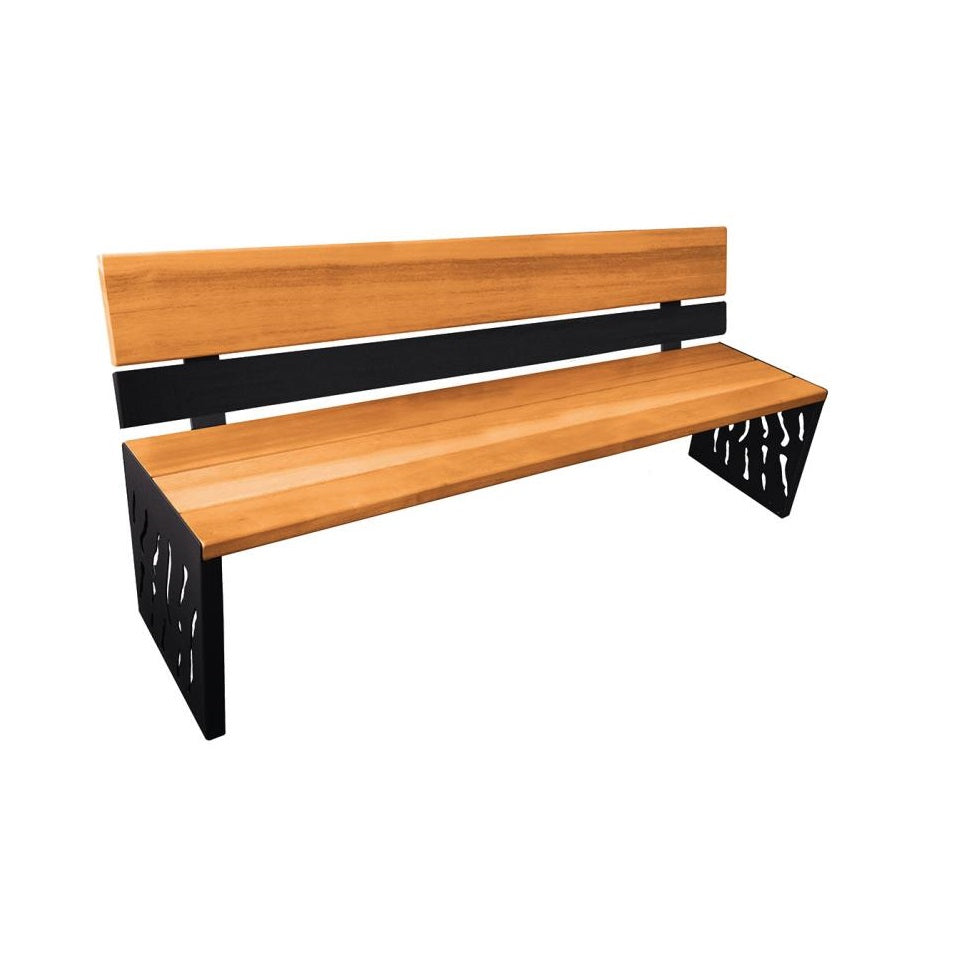 Venice Seat (Steel and Wood)