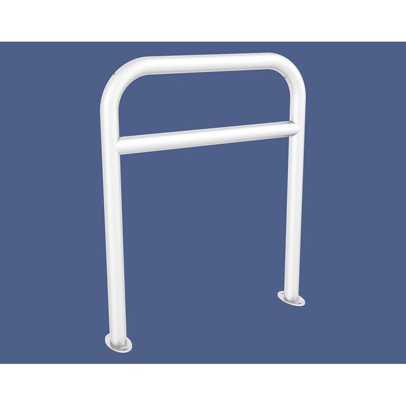 Cityscape Direct Sheffield Reinforced Bicycle Stand White (RAL 9010) / Base Plates