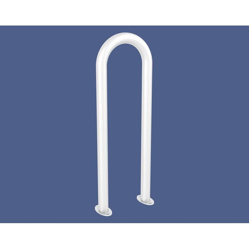 Cityscape Direct Trombone Bicycle Stand White (RAL 9010) / Base Plates
