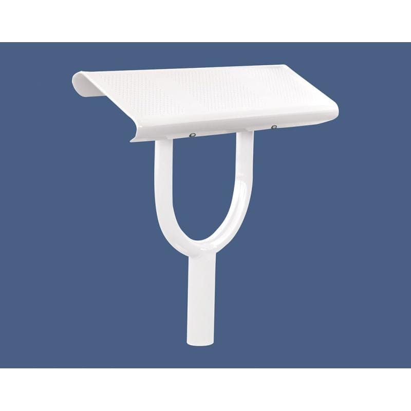 Cityscape Direct Oslo Steel Perch Seat White (RAL 9010)