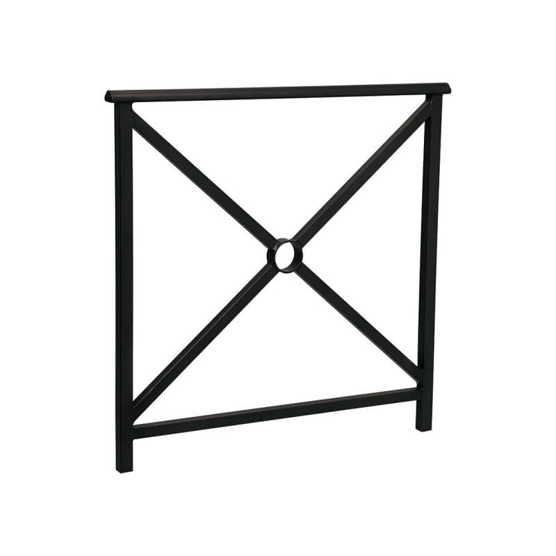 Cityscape Direct Lisbon Railing 1000mm / Cross / Black (RAL 9005)
