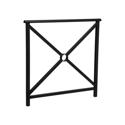 Cityscape Direct Lisbon Railing 1000mm / Cross / Black (RAL 9005)