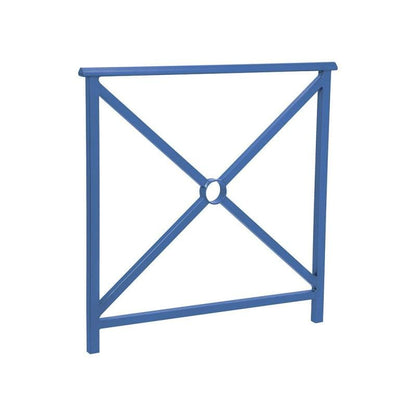 Cityscape Direct Lisbon Railing 1000mm / Cross / Blue (RAL 5010)