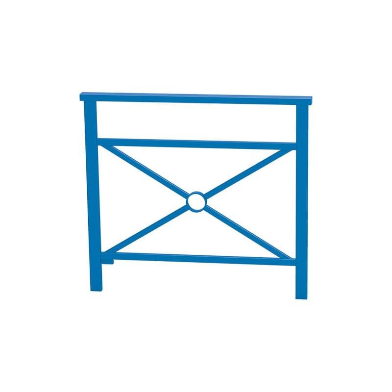 Cityscape Direct Venice Railing 1000mm / Cross / Blue (RAL 5010)