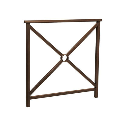 Cityscape Direct Lisbon Railing 1000mm / Cross / Brown (RAL 8017)