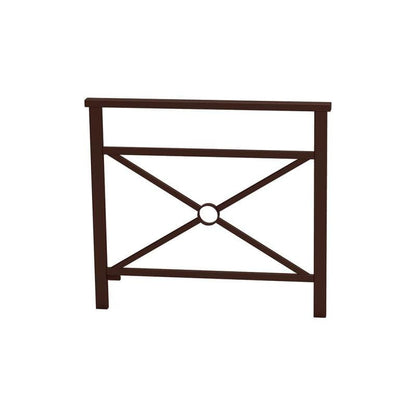 Cityscape Direct Venice Railing 1000mm / Cross / Brown (RAL 8017)