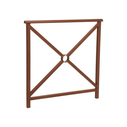 Cityscape Direct Lisbon Railing 1000mm / Cross / Corten Effect
