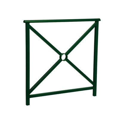 Cityscape Direct Lisbon Railing 1000mm / Cross / Green (RAL 6005)