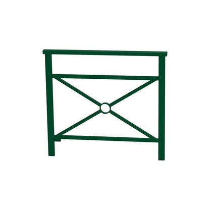 Cityscape Direct Venice Railing 1000mm / Cross / Green (RAL 6005)