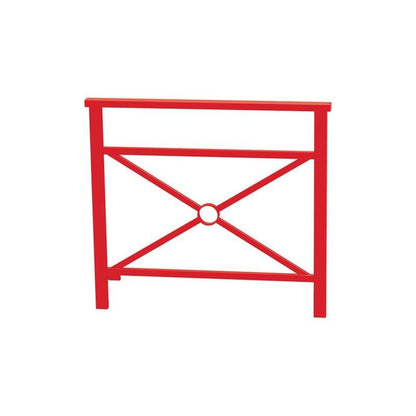 Cityscape Direct Venice Railing 1000mm / Cross / Red (RAL 3020)