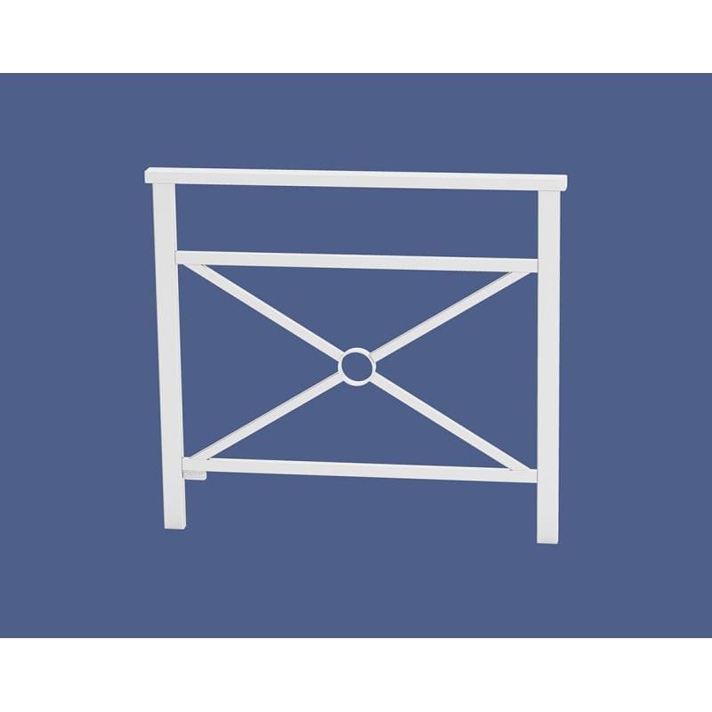 Cityscape Direct Venice Railing 1000mm / Cross / White (RAL 9010)