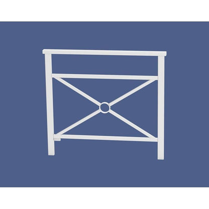 Cityscape Direct Venice Railing 1000mm / Cross / White (RAL 9010)
