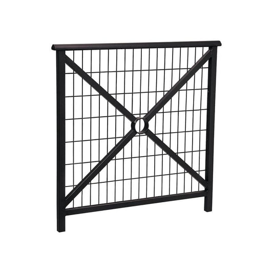 Cityscape Direct Lisbon Railing 1000mm / Mesh / Black (RAL 9005)