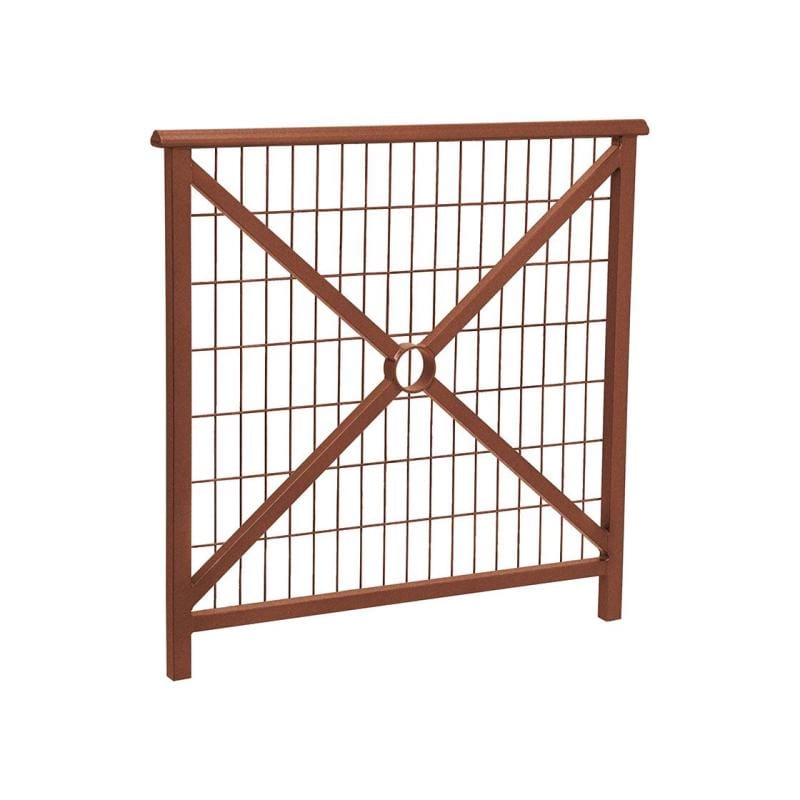 Cityscape Direct Lisbon Railing 1000mm / Mesh / Corten Effect