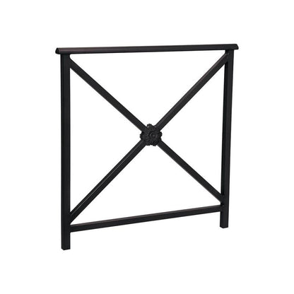 Cityscape Direct Lisbon Railing 1000mm / Rosette / Black (RAL 9005)