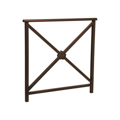 Cityscape Direct Lisbon Railing 1000mm / Rosette / Brown (RAL 8017)