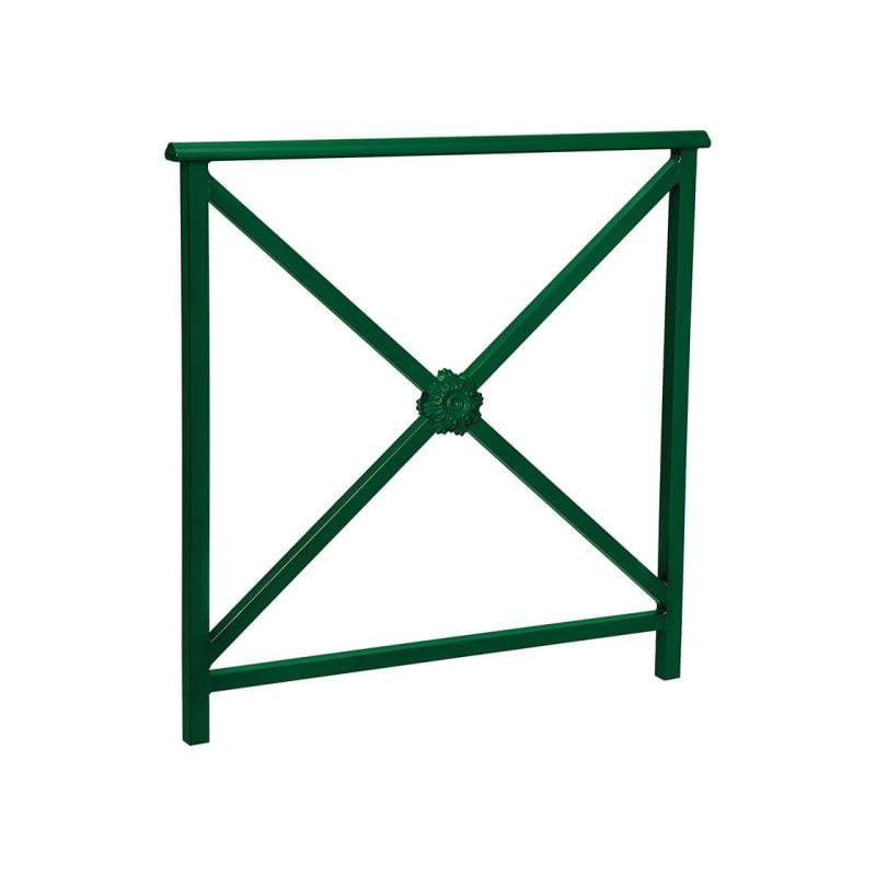 Cityscape Direct Lisbon Railing 1000mm / Rosette / Green (RAL 6005)
