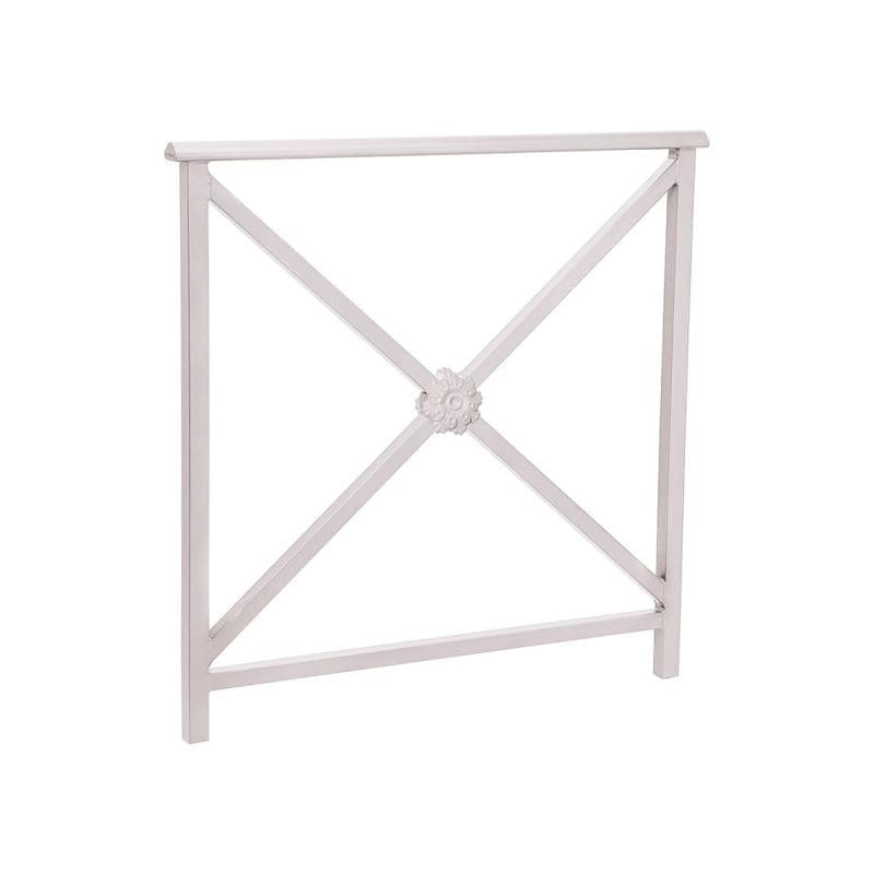 Cityscape Direct Lisbon Railing 1000mm / Rosette / Light Grey (RAL 7044)
